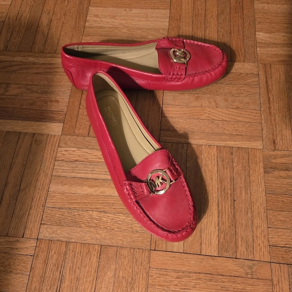 Michael Kors Red Fulton Women's Moccasin